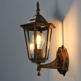 Retro courtyard hallway corridor lights