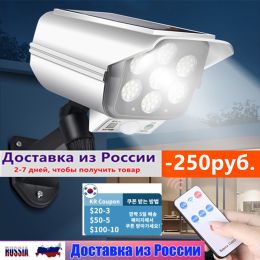 77 LED Solar Light Motion Sensor Security Dummy Camera Wireless Outdoor Flood Light IP65 Waterproof Lamp 3 Mode For Home Garden