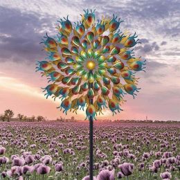 Colorful Peacock Wind Spinner