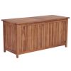 Garden Storage Box 47.2"x19.7"x22.8" Solid Teak Wood