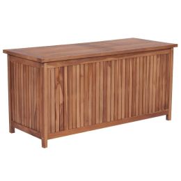 Garden Storage Box 47.2"x19.7"x22.8" Solid Teak Wood