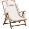 Outdoor Deck Chair Bamboo