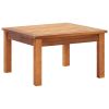 Garden Coffee Table 23.6"x23.6"x14.2" Solid Acacia Wood