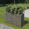 Gabion Raised Bed Galvanised Steel 70.9"x19.7"x39.4"