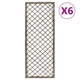 Garden Trellises 6 pcs 11.8"x47.2" Willow