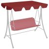 Replacement Canopy for Garden Swing Wine Red 89"x73.2" 270 g/m2