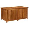 Patio Storage Box 59"x31.4"x29.5" Solid Acacia Wood