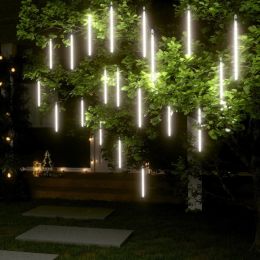 Meteor Lights 20 pcs 11.8" Cold White 480 LEDs Indoor Outdoor