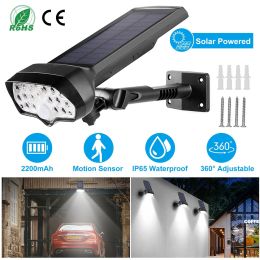 Solar Wall Light Outdoor Solar Motion Sensor Light IP65 Waterproof