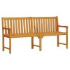 Patio Bench 70.9" Solid Acacia Wood