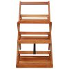 3-Tier Plant Stand 19.7"x24.8"x31.5" Solid Acacia Wood