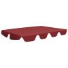 Replacement Canopy for Garden Swing Wine Red 89"x73.2" 270 g/m2