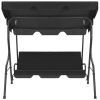 Garden Swing Bench Anthracite 66.9"x43.3"x60.2"