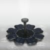 Solar Fountain Mini Bird Bath Floating Water Fountain Pool Pond Garden Decoration Watering Kit for Outdoor