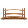 Garden Bridge 55.1"x23.6"x23.6" Solid Firwood