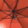 Dryades Outdoor Patio 13\'*6.5\' Rectangular Market Umbrella,Shade-providing Fixture \nwith Crank Lift