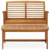 2 Piece Garden Lounge Set Solid Acacia Wood