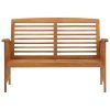 Garden Bench 46.9" Solid Acacia Wood