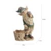 Cowana Garden Gnome Statue; Outdoor and Indoor Decoration; Holiday Gifts and Decoration