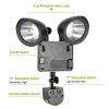 Solar Lights 22LEDs Outdoor Security Lights Motion Sensor IP44 Water-Resistant 360Degree Rotatable Dual Heads