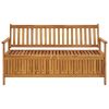 Garden Storage Bench 58.3" Solid Acacia Wood