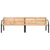 Twin Patio Bench 94.9" Chinese Fir Wood