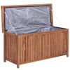 Garden Storage Box 47.2"x19.7"x22.8" Solid Teak Wood