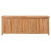 Garden Storage Box 59.1"x19.7"x22.8" Solid Teak Wood