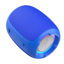 S53 Mini Bluetooth Speaker Portable Wireless Column Waterproof HIFI Lossless Sound Quality Stereo Subwoofer Loudspeaker (Ships From: China, Color: S53-Blue)