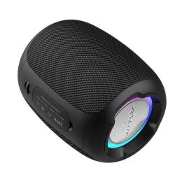 S53 Mini Bluetooth Speaker Portable Wireless Column Waterproof HIFI Lossless Sound Quality Stereo Subwoofer Loudspeaker (Ships From: China, Color: S53-Black)