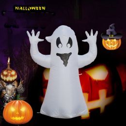 Halloween Inflatable 1.2M Halloween Inflatables Red Eye Ghost with Color Changing LEDs Decoration, Outdoor Halloween Inflatables Party (Color: as pic)