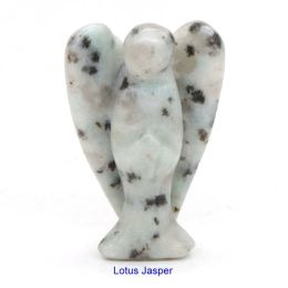 Wholesale Guardian Angel Statue Crystal Ornament (Color: Lotus Jasper)