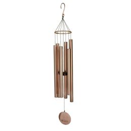 Large Deep Tone Windchime Chapel Bells Wind Chimes Outdoor Garden Home Decor (Type: 45" Rose Gold with 6 tubes)