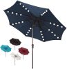 9' SolarUmbrella  with 32 LED Lights