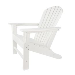 UM HDPE Adirondack Chair (Color: White)