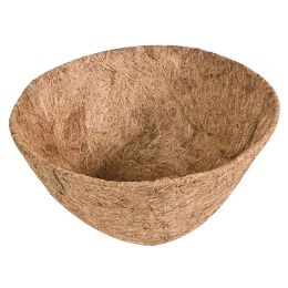 2Pcs Round Balcony Hanging Bonsai Basket Liner Coconut Shell Flower Pot Planter (size: 30cm)