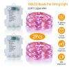 2Pcs LED String Lights 100LED Beads 32.8FT Copper Fairy Lights