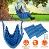 Hammock Hanging Chair Canvas Porch Patio Swing Seat Portable Camping Rope Seat