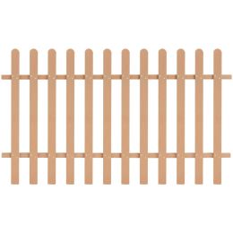 Picket Fence WPC 78.7"x47.2" (Color: Brown)